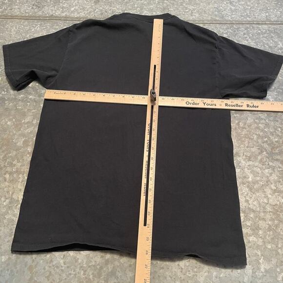 McDonalds Saweetie Crew Tee Shirt Medium Black Cotton Crewneck Logo Fast Food - Picture 6 of 8